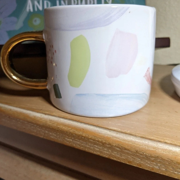 Happy Everything Mug Gold Pastel Easter Spring Coffee Tea Gift Friend Sentiment - Picture 3 of 3